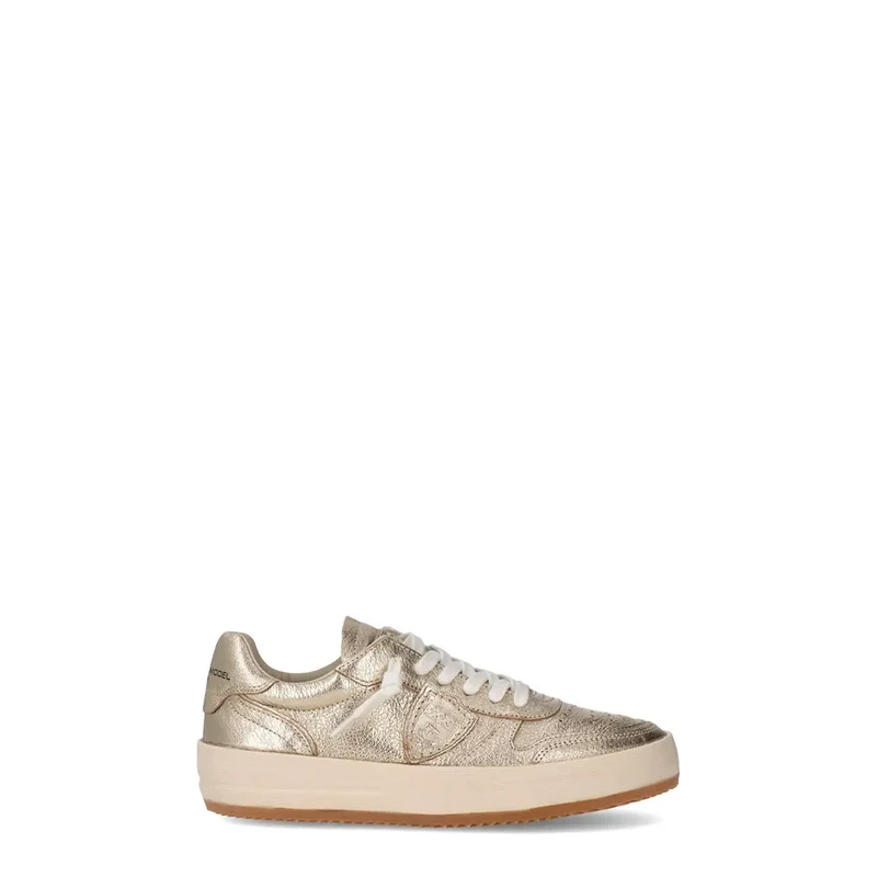 Philippe Damenleder Gold Sneakers