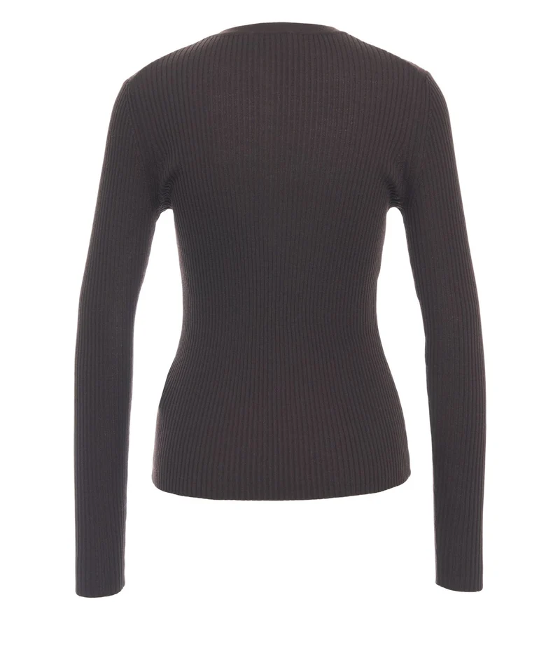 Maglia a maniche lunghe 'Henley'