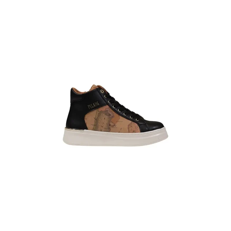 Alviero Martini Frauen Sneakers Schwarzes Polyurethan