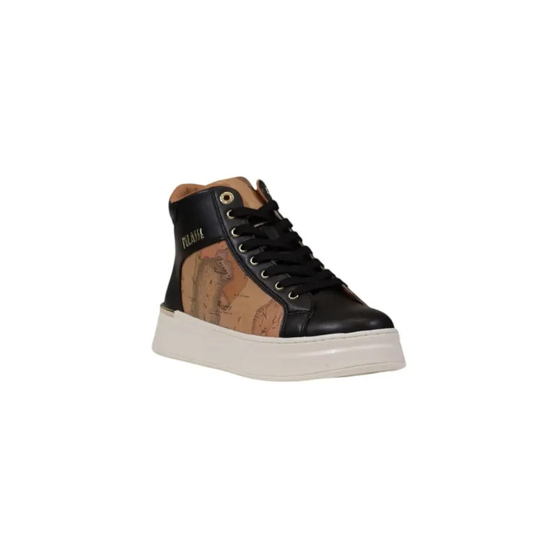 Alviero Martini Frauen Sneakers Schwarzes Polyurethan