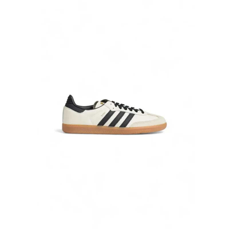 Adidas Damen Leder Sneakers Weiße Schnürschuhe