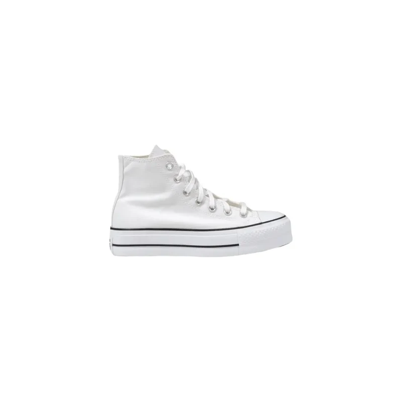 Converse Frauen Sneakers Weiße Textil-Freizeitschuhe