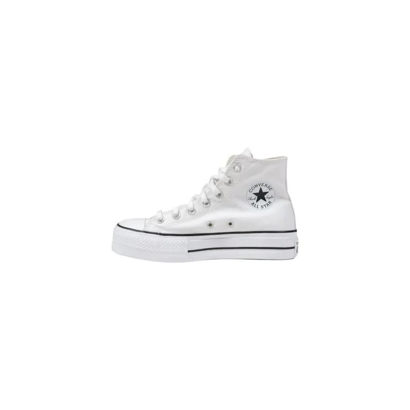 Converse Frauen Sneakers Weiße Textil-Freizeitschuhe
