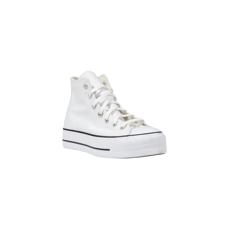Converse Frauen Sneakers Weiße Textil-Freizeitschuhe