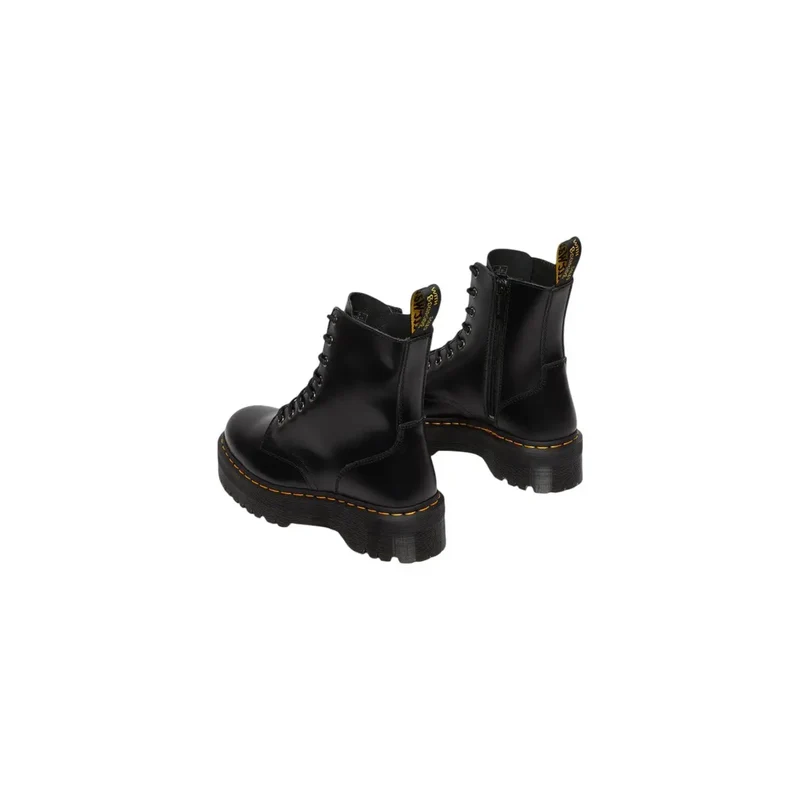 Dr. Martens Damen Schwarze Lederschnürung Boots Größe 4