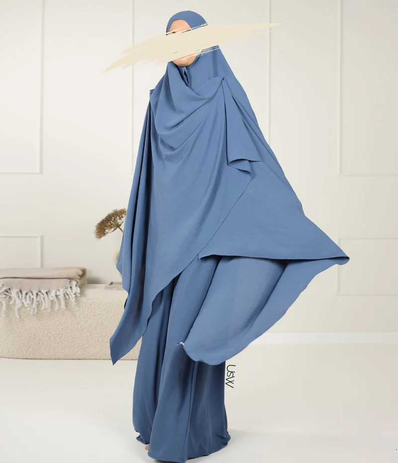 Hijab XXL Jaz - 125*200 - Jeansblau