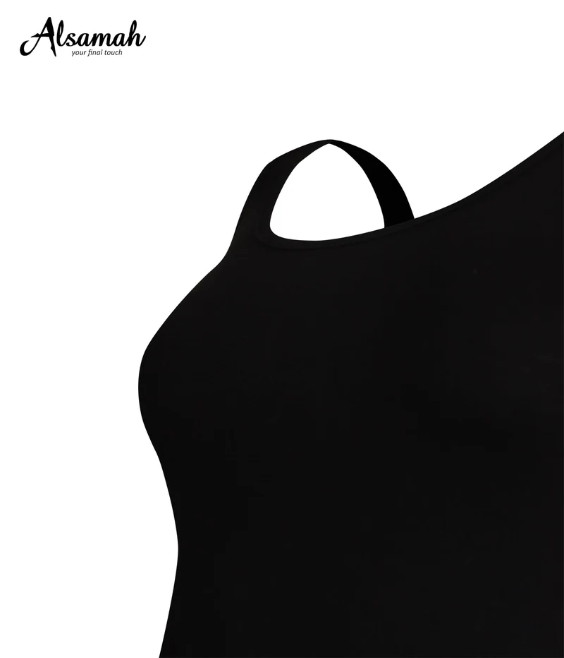 Shirt Damen breite Träger schwarz - Al Samah
