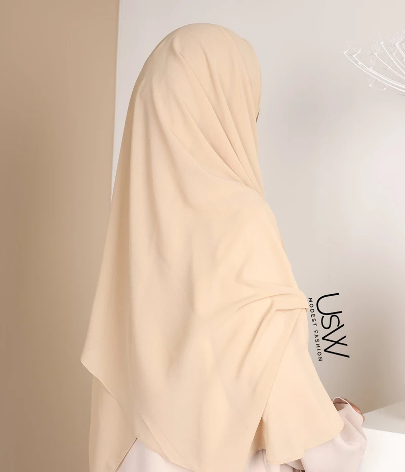 Vollständiger Sofort-Hijab XL - Nackt