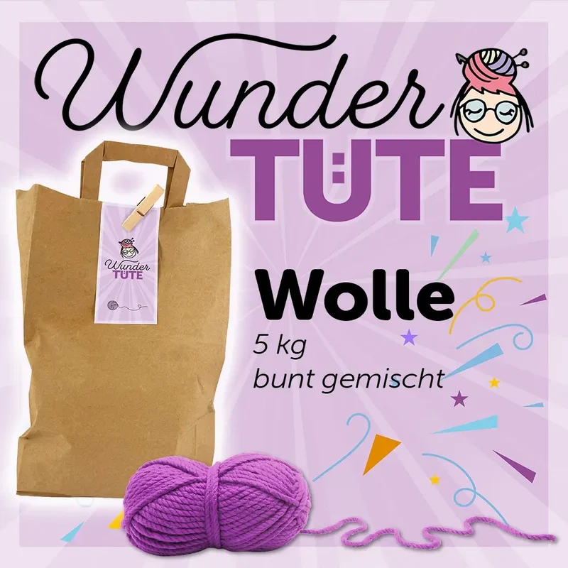 Wundertüte Wolle 5 kg