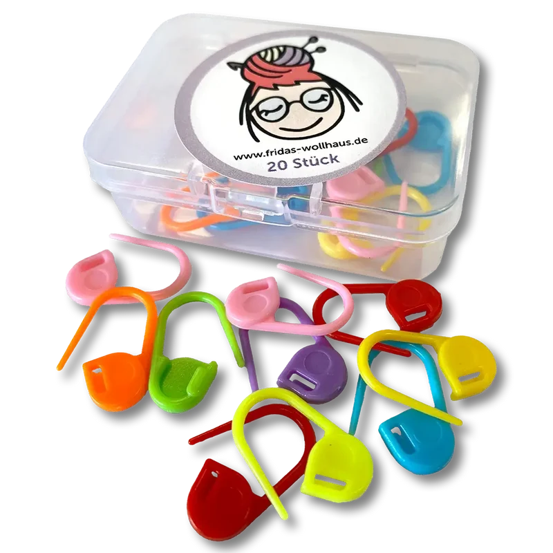 Frida's Bunte Maschenmarkierer in Box (20 Stück)
