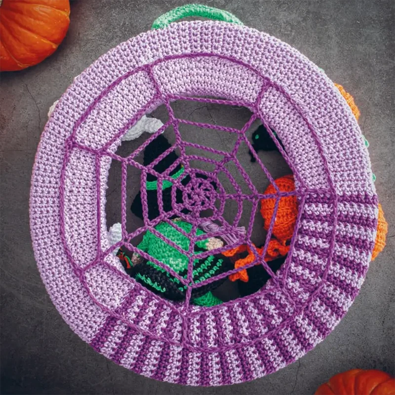 Amigurumi Türkranz Halloween Wreath (Häkelset)