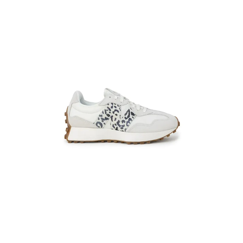 New Balance Frauen Sneakers Beige Polyester-Schnürschuhe