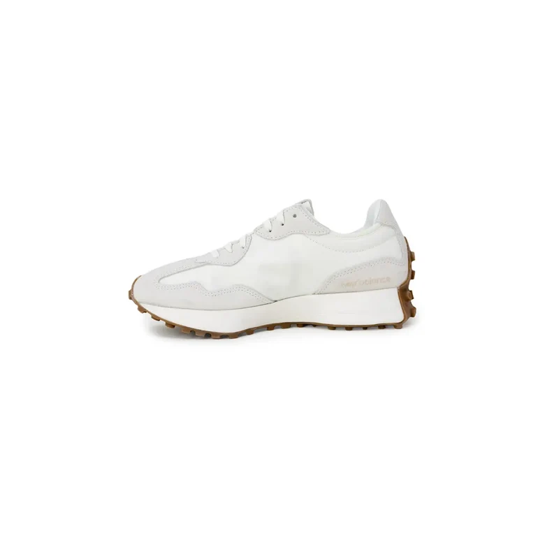 New Balance Frauen Sneakers Beige Polyester-Schnürschuhe