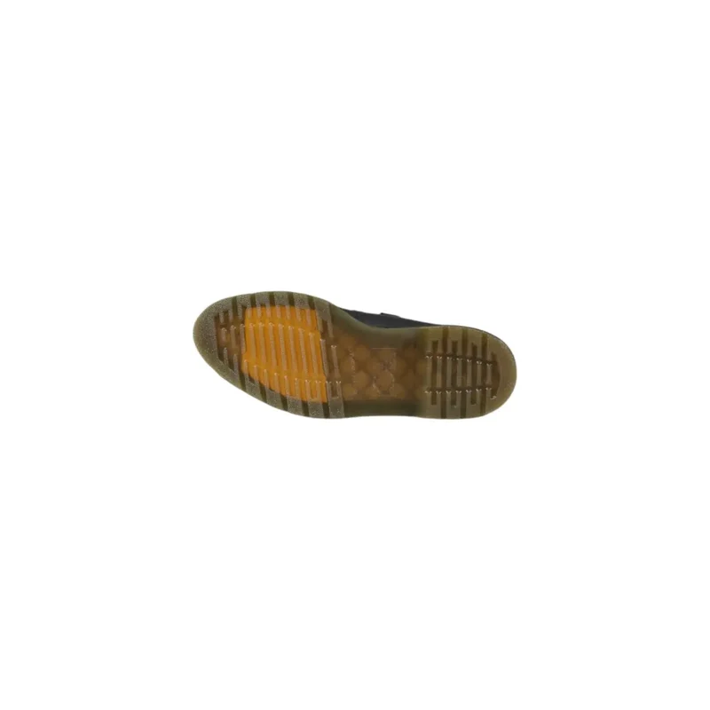Dr. Martens Damen-Slipper aus schwarzem Leder mit Schnalle