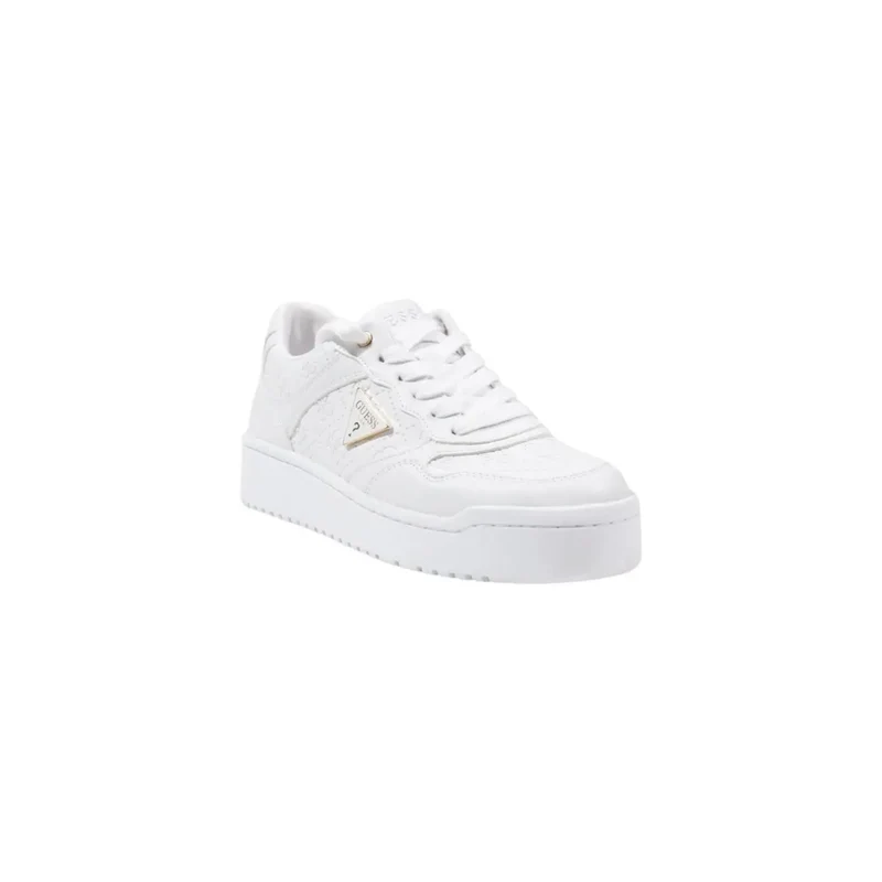 Guess Damen Weiß Polyurethan Sneakers Schnüren