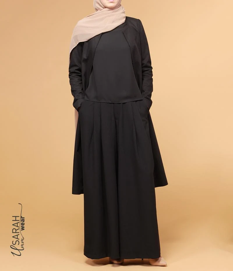Minimalistische Jacke Noir