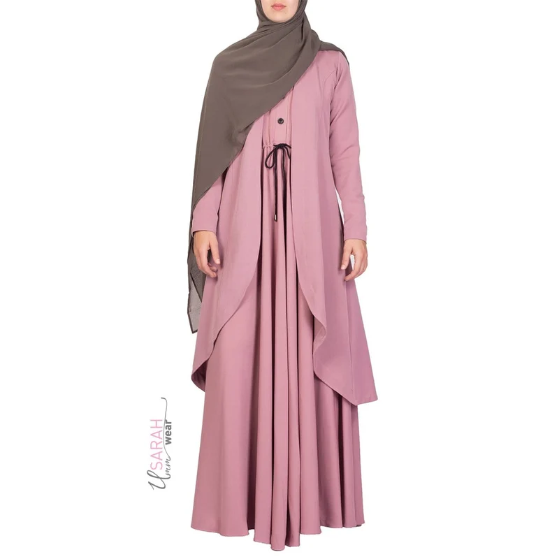 Klassische Strickjacke Old Pink