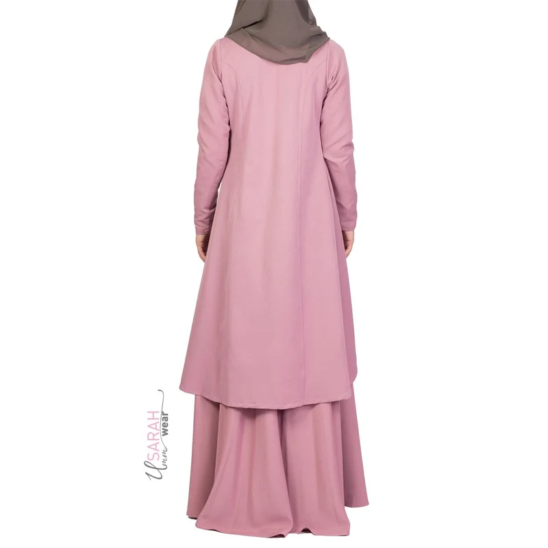 Klassische Strickjacke Old Pink