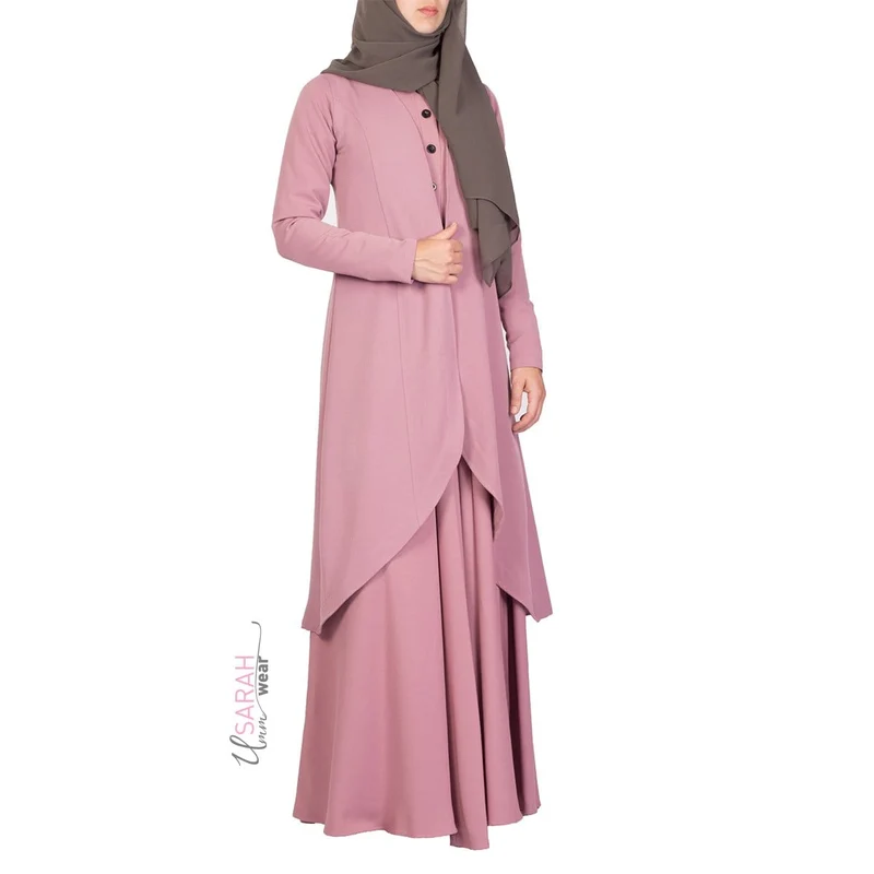 Klassische Strickjacke Old Pink