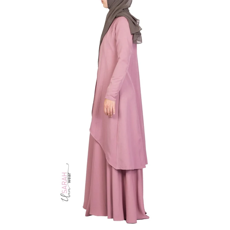 Klassische Strickjacke Old Pink