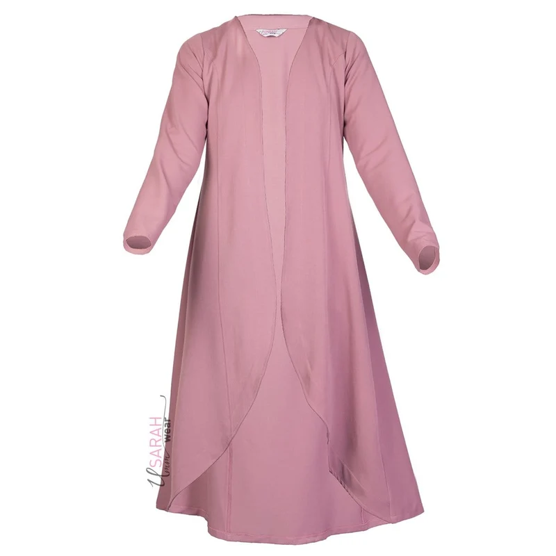 Klassische Strickjacke Old Pink