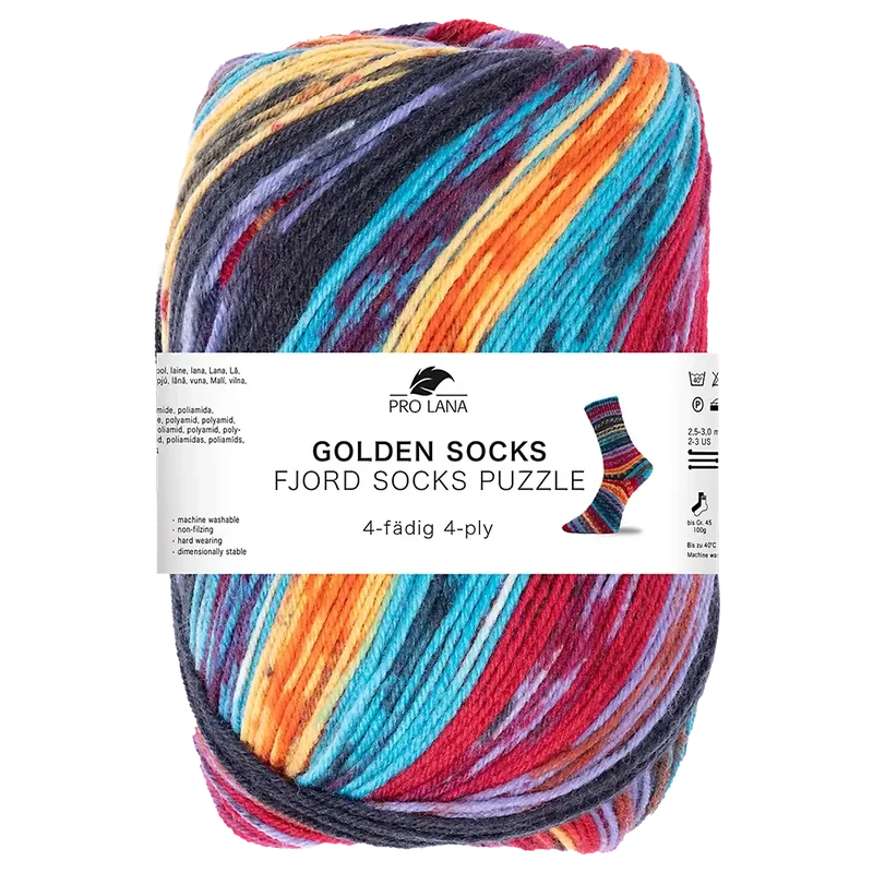 Fjord Socks Puzzle Sockenwolle