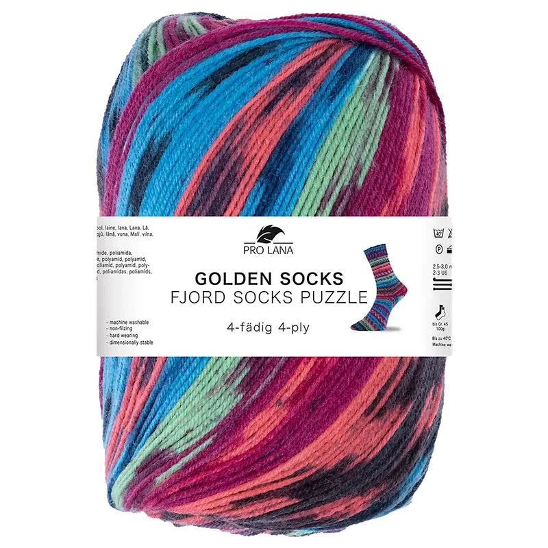 Fjord Socks Puzzle Sockenwolle