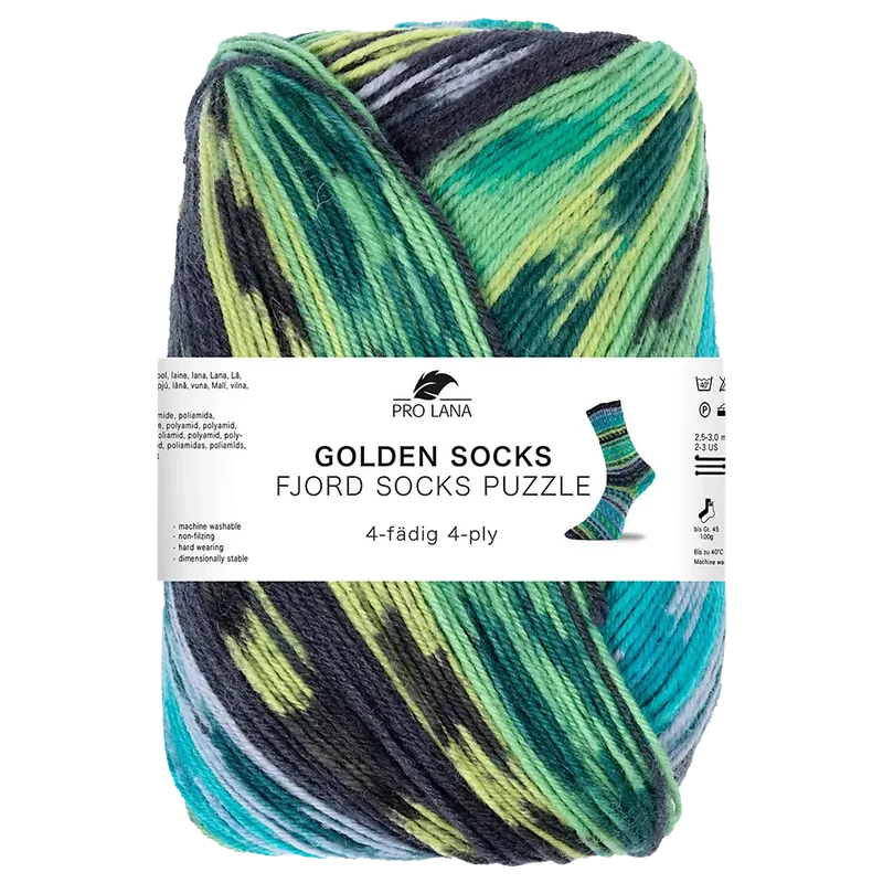Fjord Socks Puzzle Sockenwolle