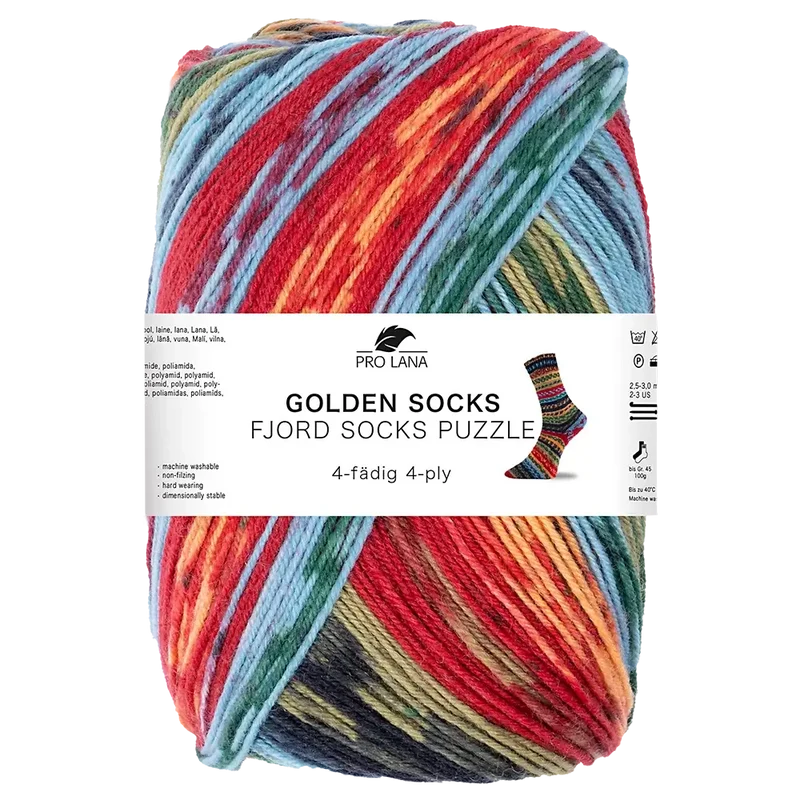 Fjord Socks Puzzle Sockenwolle