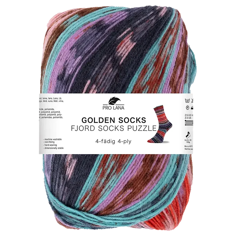 Fjord Socks Puzzle Sockenwolle