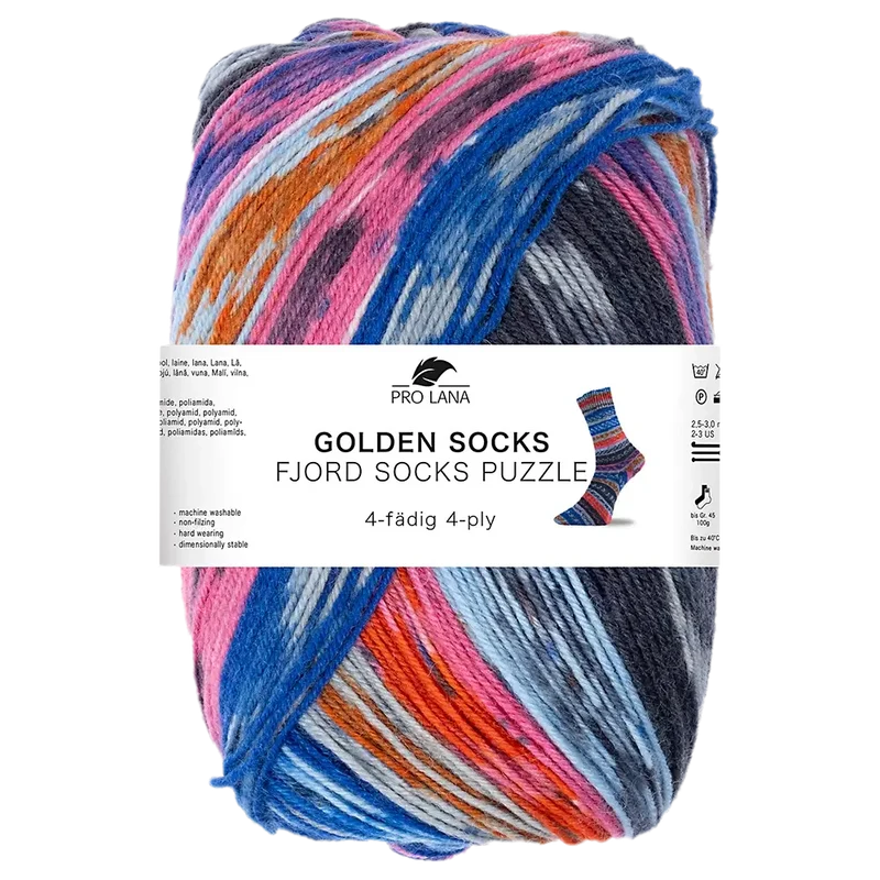 Fjord Socks Puzzle Sockenwolle