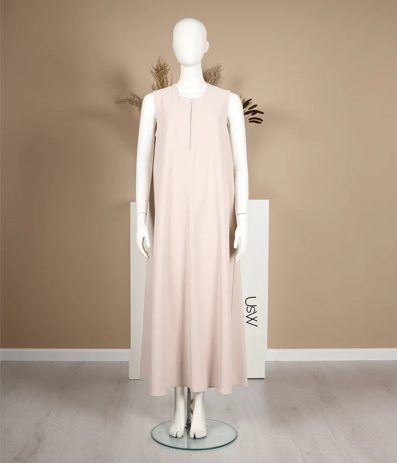 Slipkleid TAYMA - Creme