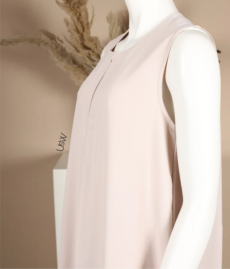 Slipkleid TAYMA - Creme