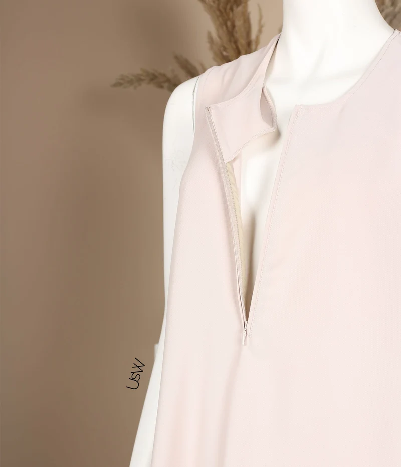 Slipkleid TAYMA - Creme