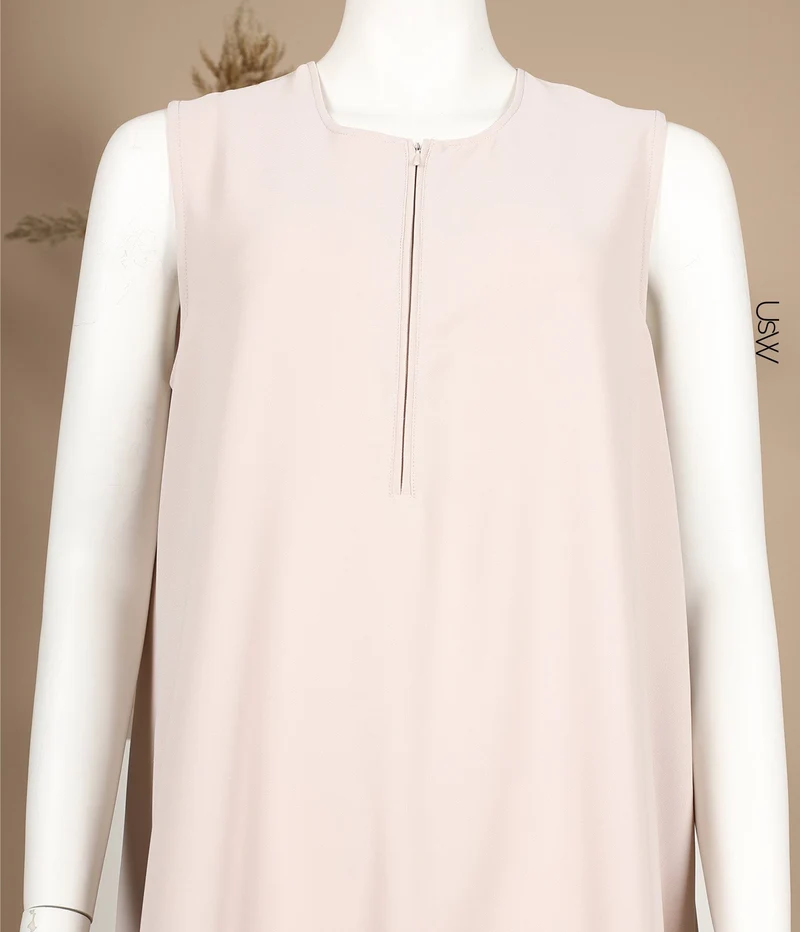 Slipkleid TAYMA - Creme