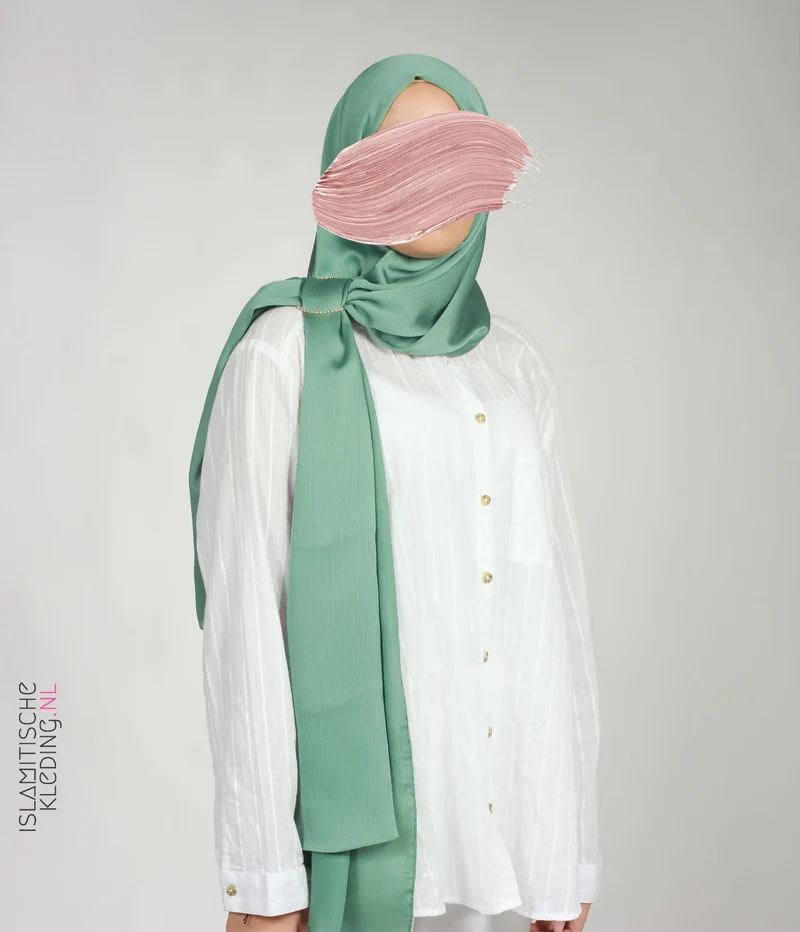 Alba-Schal, gedämpftes Mintgrün