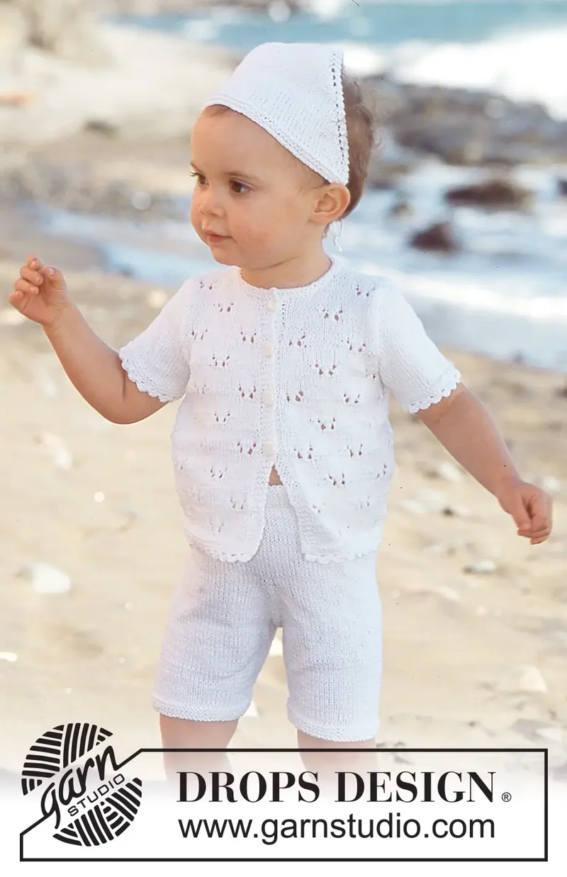 Jacke & Shorts & Tuch Verine (Strickset)