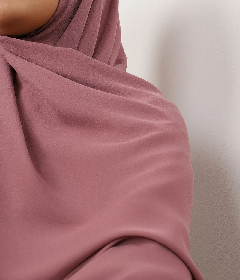 Hijab XXL Hochwertiger Chiffon 125*200 - Rosette