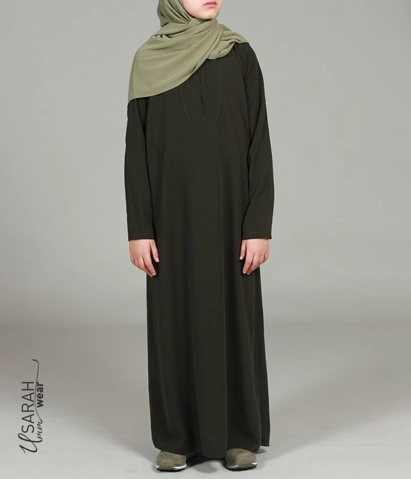 Abayatje Basic Mädchen Armeegrün