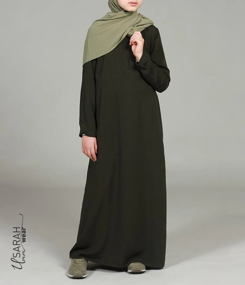 Abayatje Basic Mädchen Armeegrün