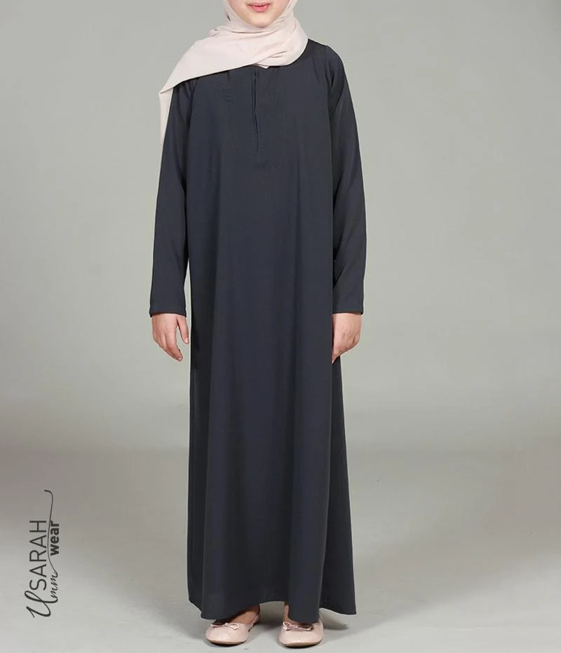 Abaya Basic Mädchen Graphit