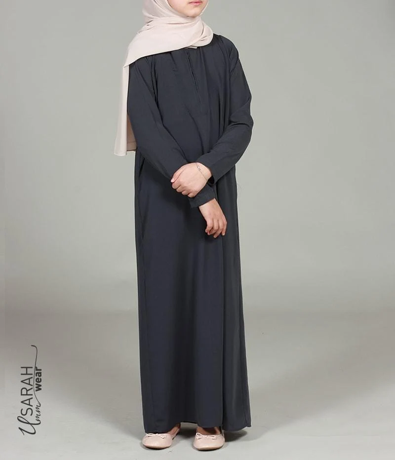 Abaya Basic Mädchen Graphit