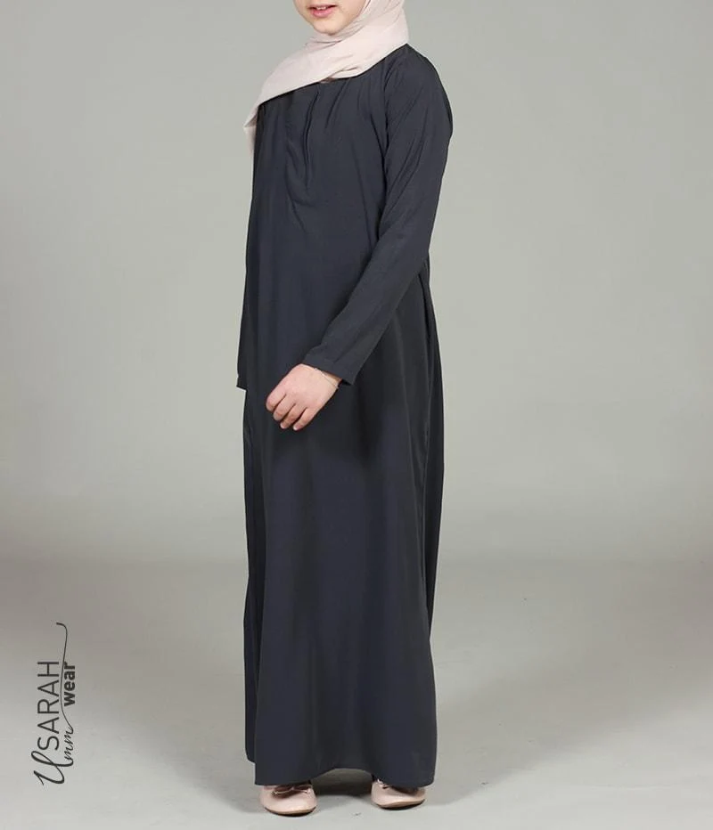 Abaya Basic Mädchen Graphit