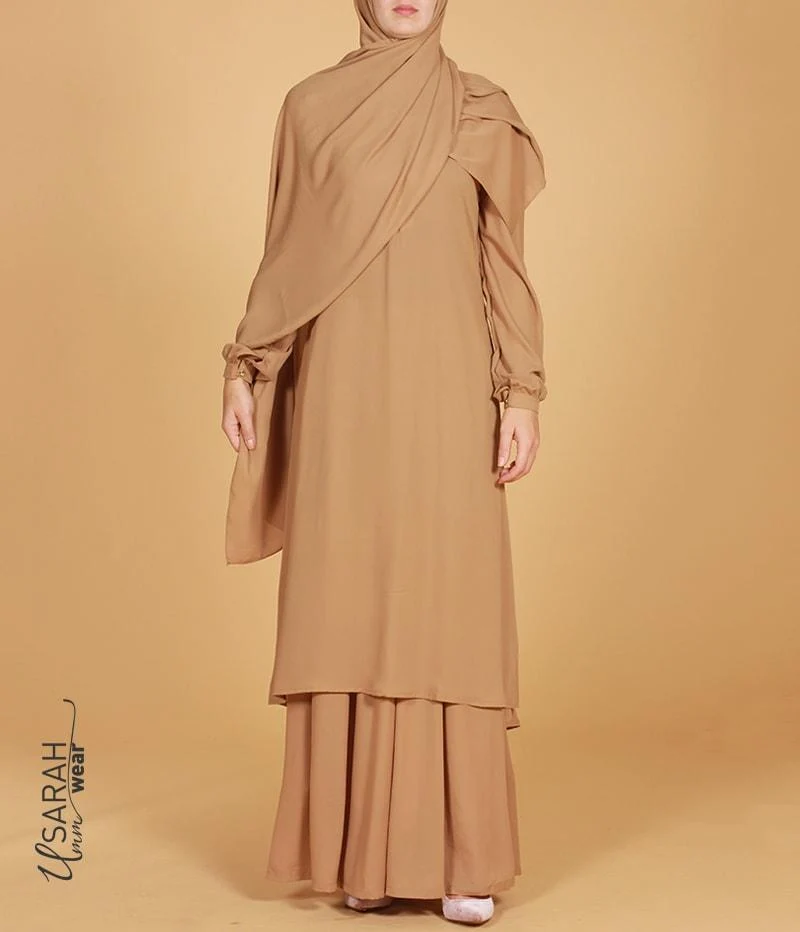 Asala Midikleid Nude