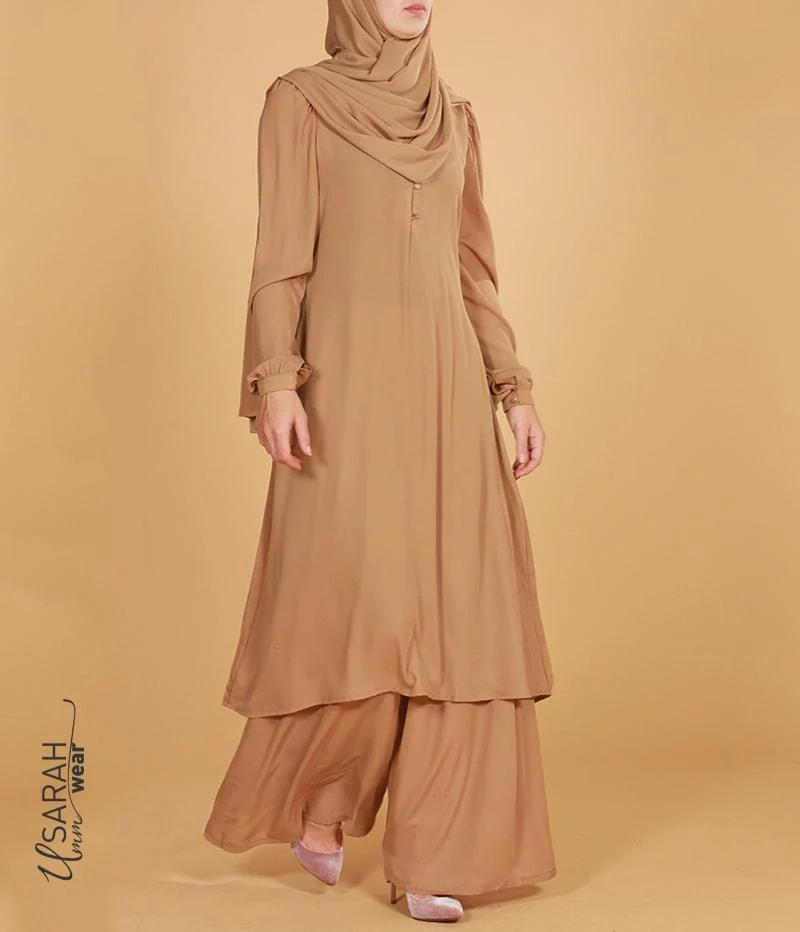 Asala Midikleid Nude