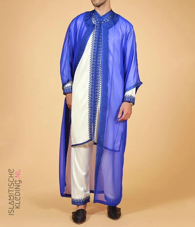 Dreiteiliges Bräutigamset King Blue