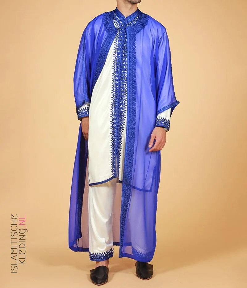 Dreiteiliges Bräutigamset King Blue