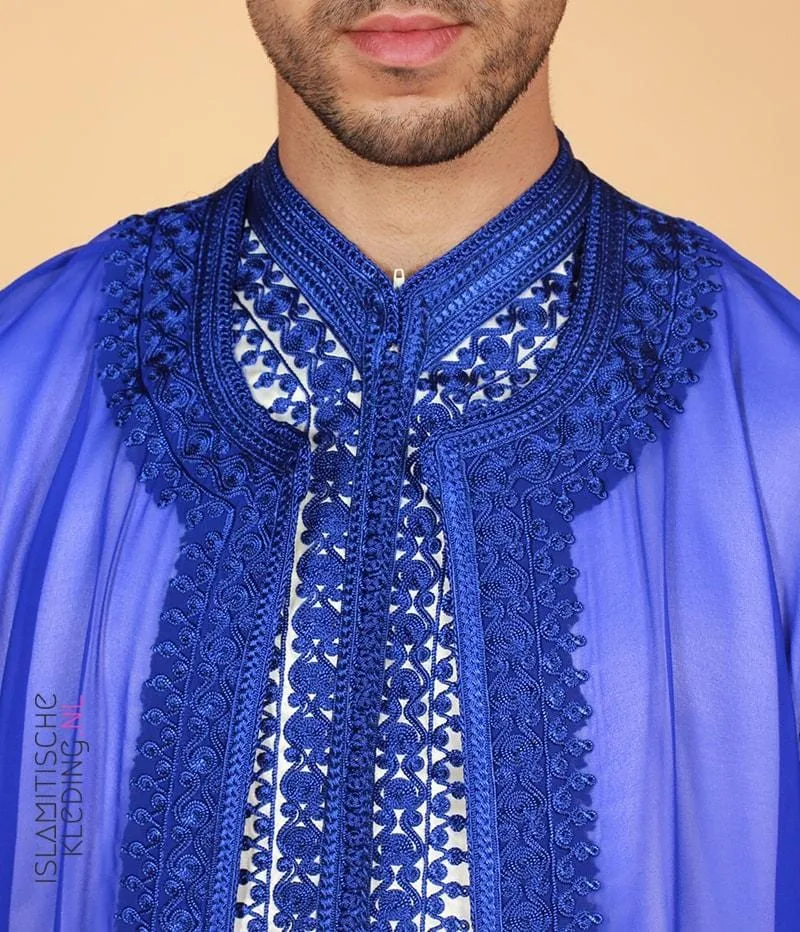 Dreiteiliges Bräutigamset King Blue