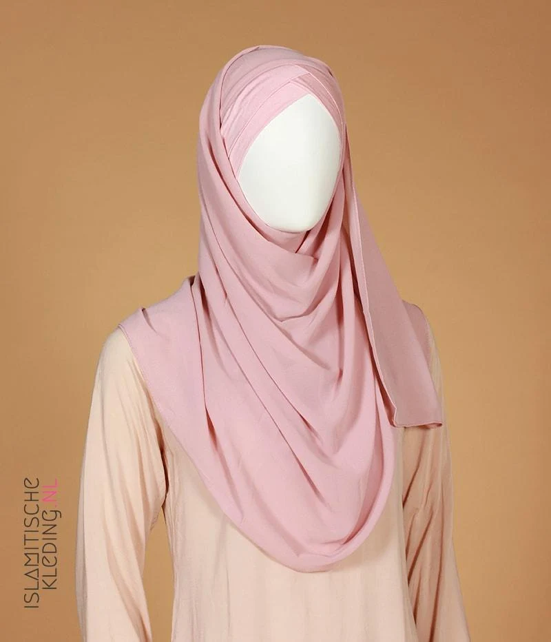 Instant Bonnet Chiffon Schal Pastellrosa