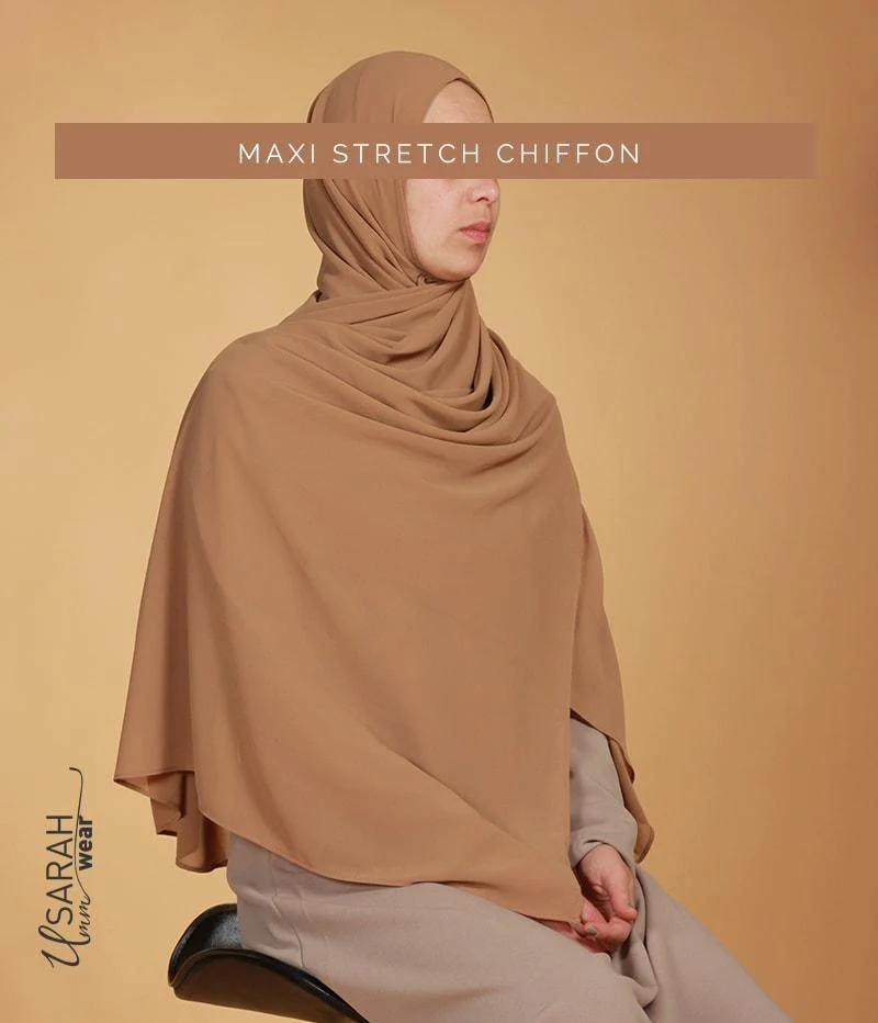 Maxi-Stretch-Chiffon Machiatto